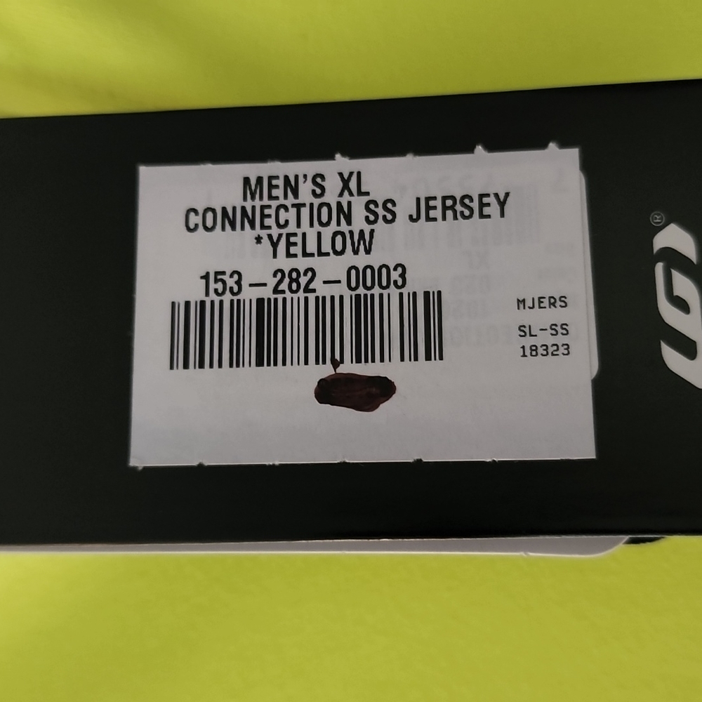 Garneau biking men's connection ss jersey yellow xl - Picture 4 of 4